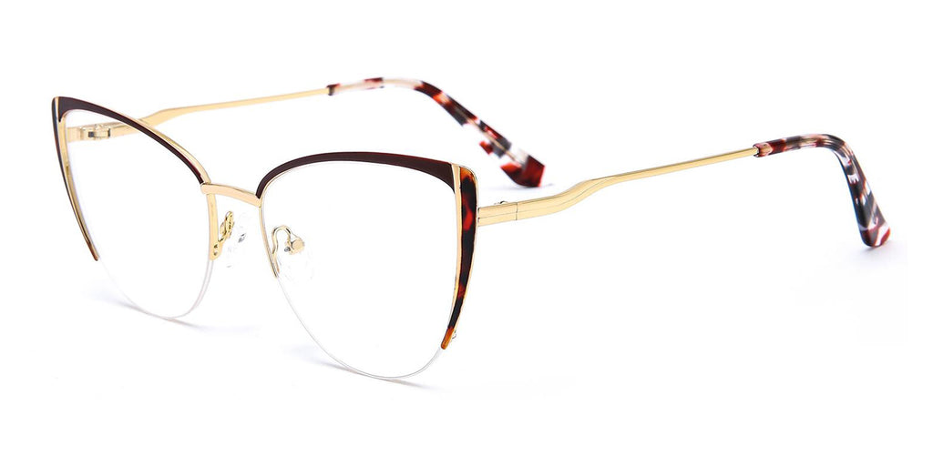 Metal Optical Frame OT8426 Red