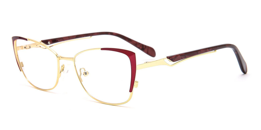 Metal Optical Frame OT8301 Red