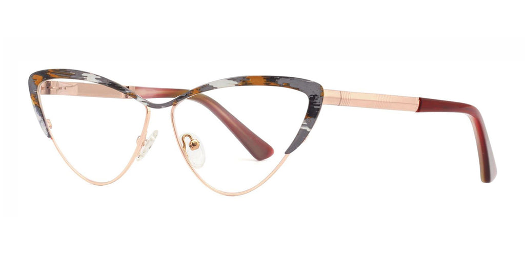 Metal Optical Frame OT8272 Red