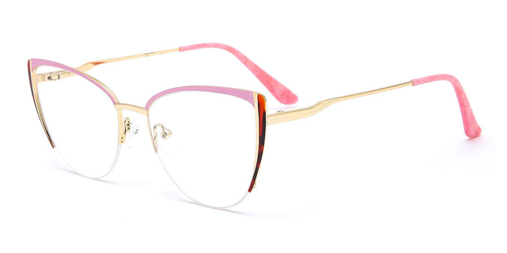 Metal Optical Frame OT8426 Pink